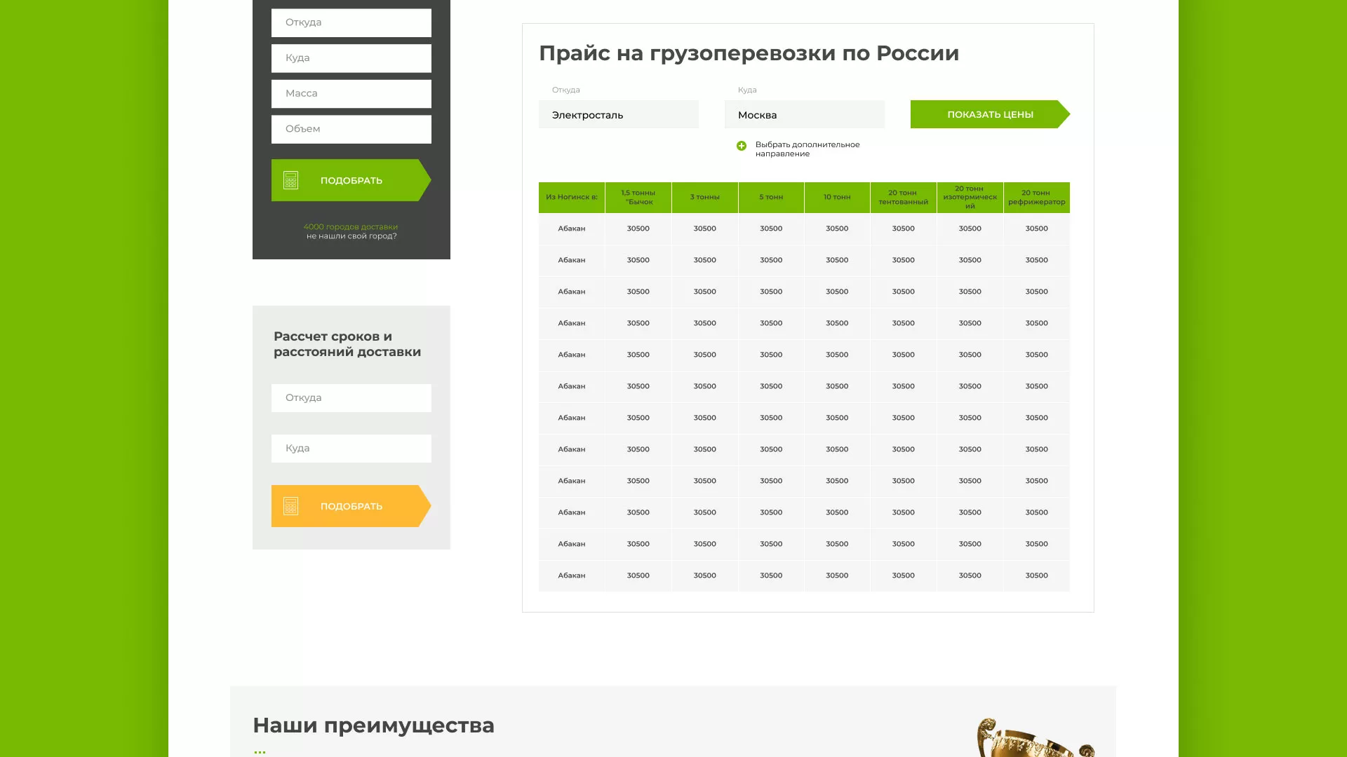Разработка логотипа и сайта компании «Инком-Логистика» в Глазове