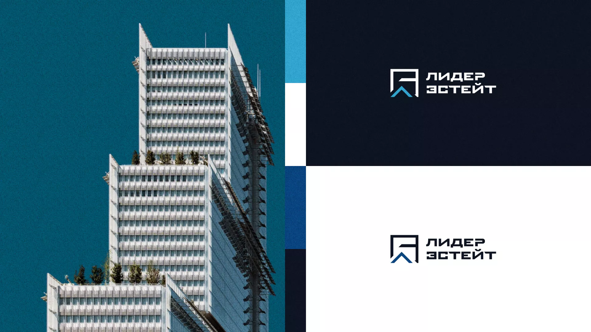 Разработка логотипа агентства недвижимости «Лидер Эстейт» в Глазове