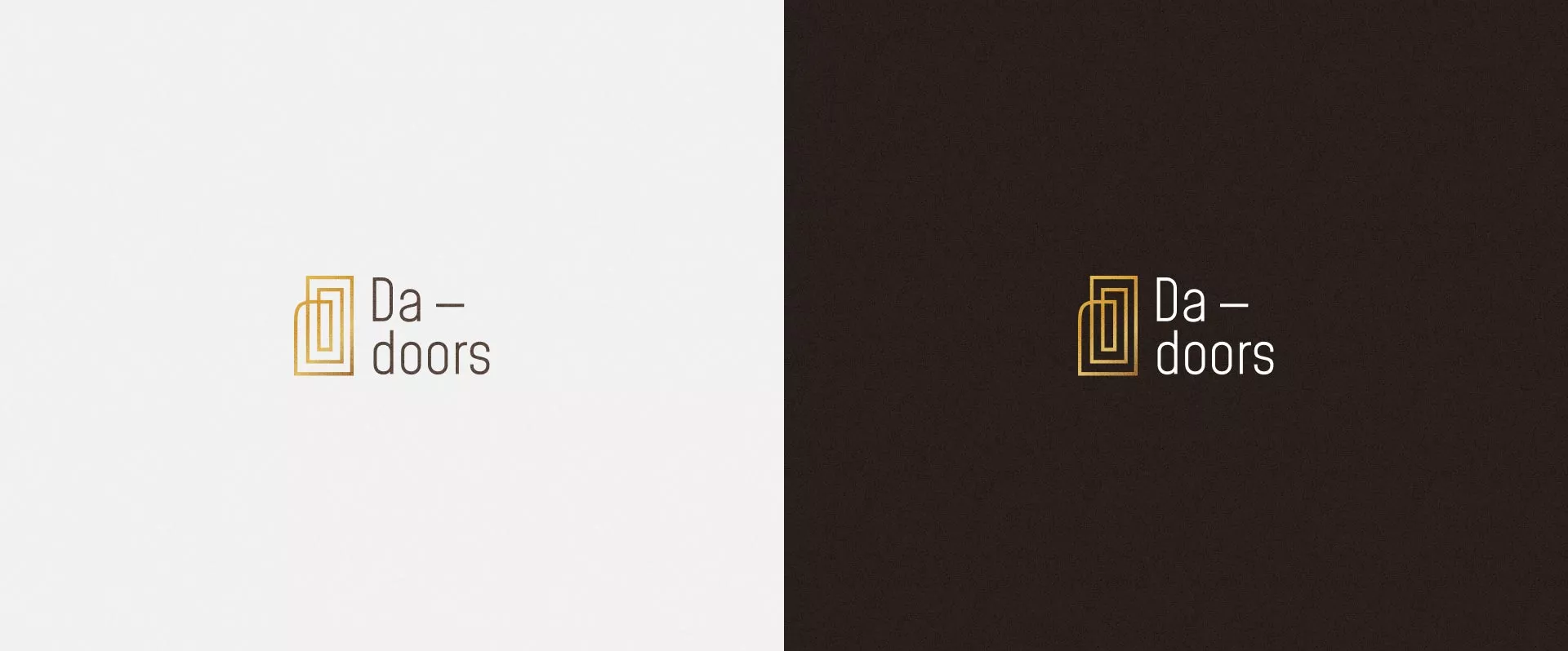 Разработка логотипа для компании «DA-DOORS» в Глазове